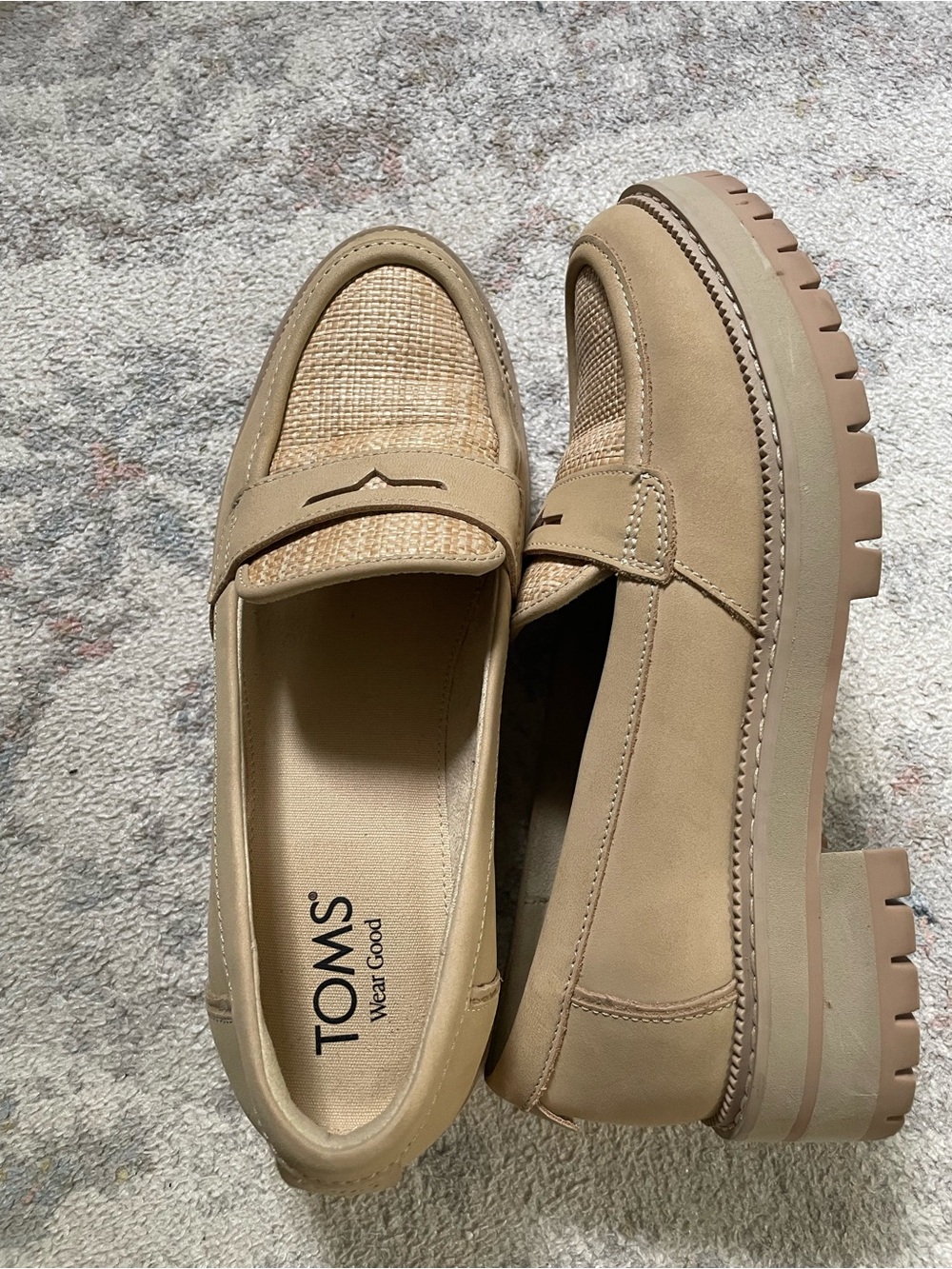 TOMS Women's Cara Loafer Platform Shoes